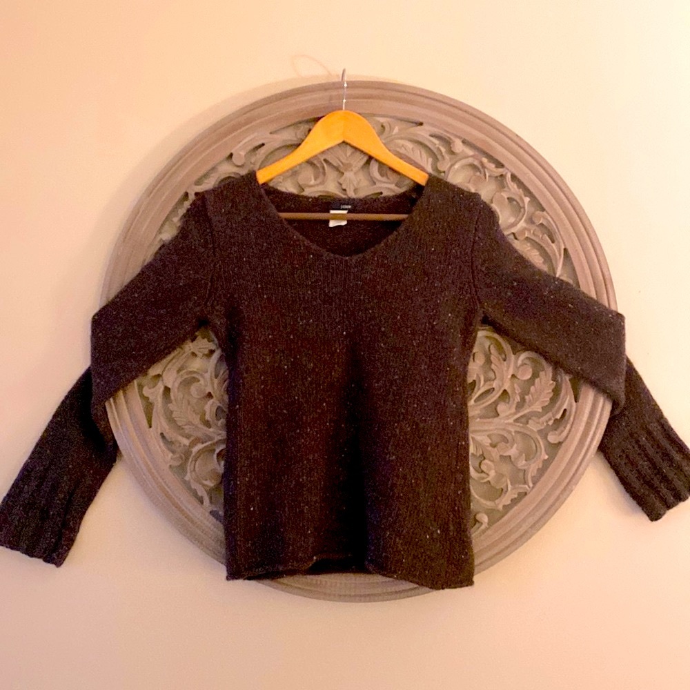 JCrew Brown Wool Sweater Size Small